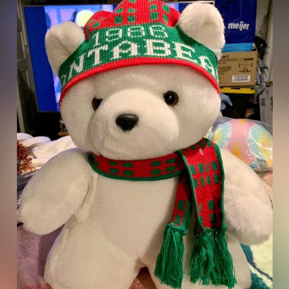 Vintage 1986 Santa Bear